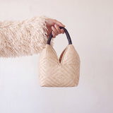 Canastos Natural handwoven palm leaf basket bag